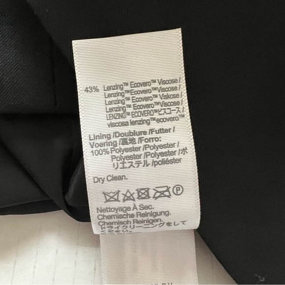 NWT Madewell Cropped Tuxedo Blazer Black SZ 8 - Picture 8 of 10